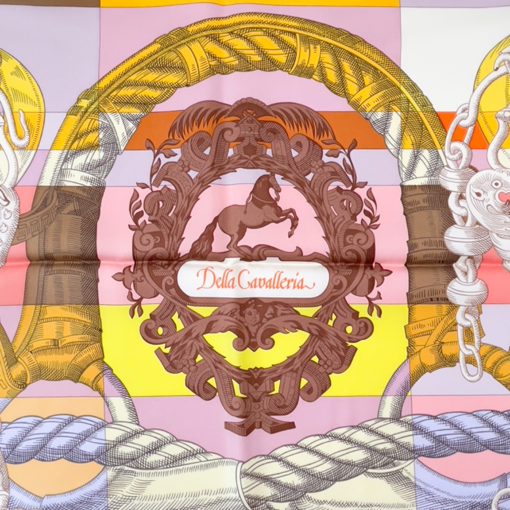 NWT Hermes Scarf Carré 90 "Della Cavalleria" Scarf2 - Picture 4 of 11